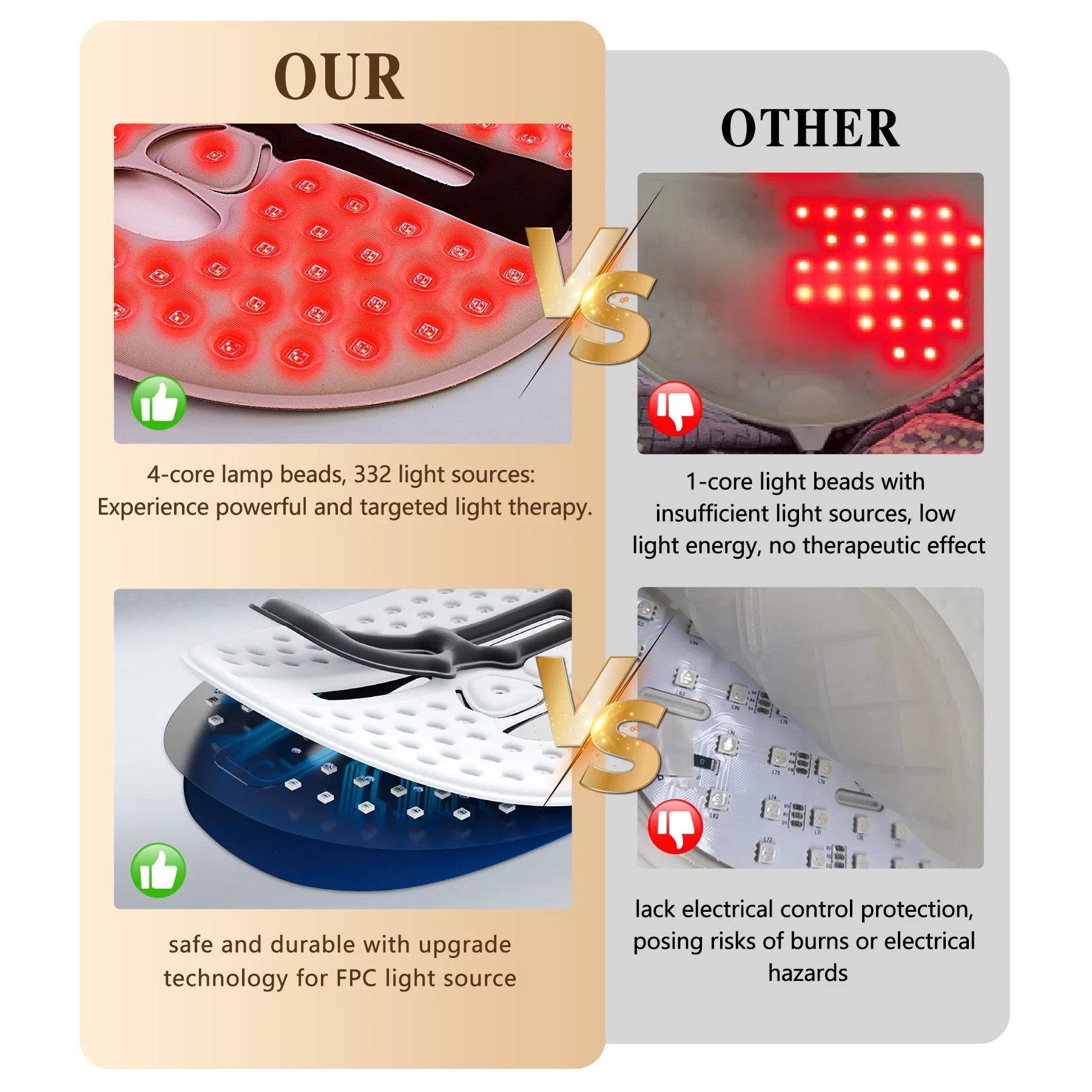 Red Light Therapy Mask (Hard)